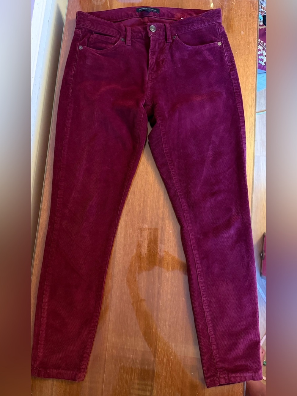 Banana Republic Women's Skinny Corduroy Jeans — Plum